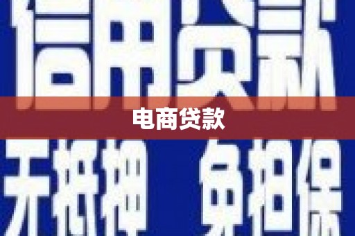 新昌电商贷款