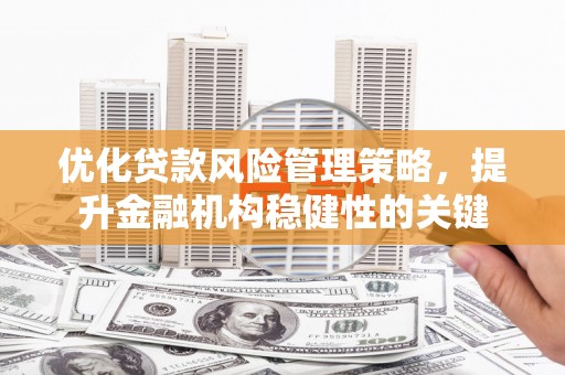 新昌优化贷款风险管理策略，提升金融机构稳健性的关键