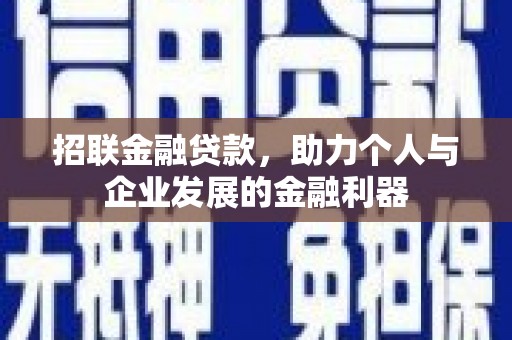 新昌招联金融贷款，助力个人与企业发展的金融利器