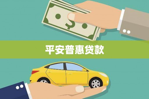 新昌平安普惠贷款