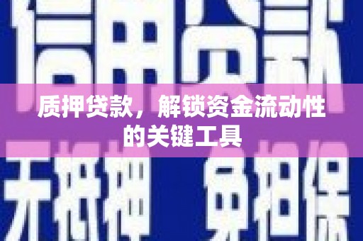 新昌质押贷款，解锁资金流动性的关键工具