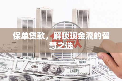 新昌保单贷款，解锁现金流的智慧之选
