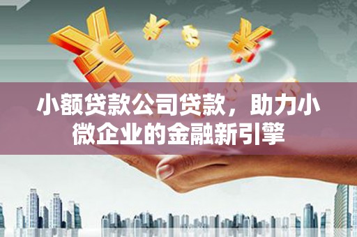 新昌小额贷款公司贷款，助力小微企业的金融新引擎