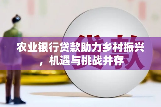 新昌农业银行贷款助力乡村振兴，机遇与挑战并存