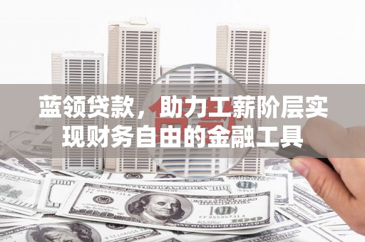 新昌蓝领贷款，助力工薪阶层实现财务自由的金融工具
