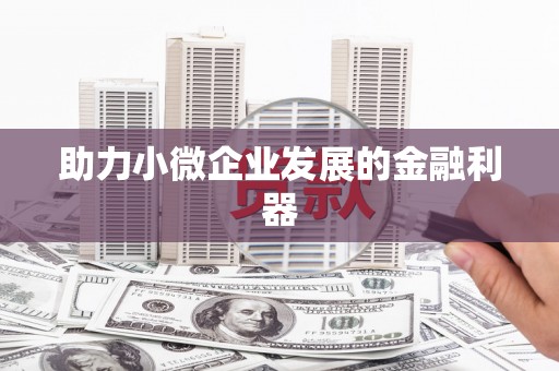 新昌助力小微企业发展的金融利器